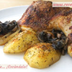 Pollo asado al horno