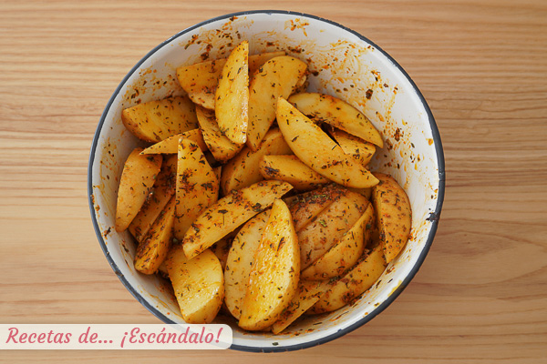 Patatas deluxe con especias