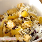 Ensalada de arroz y pollo al lemongrass
