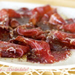 Cecina de León con chocolate