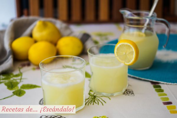 Receta de limonada casera y natural, la mas facil y refrescante