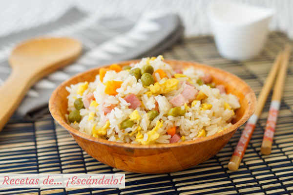 Receta de arroz tres delicias con trucos para un arroz perfecto