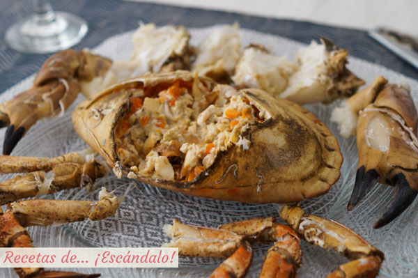 Receta para cocer bien un buey de mar, tiempo de coccion, como abrirlo...