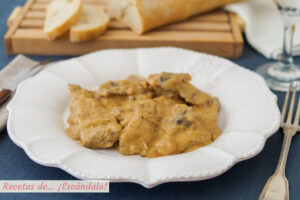 Fricandó de ternera y setas, una receta tradicional catalana deliciosa