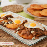 Tortos de maíz en Thermomix con picadillo de chorizo