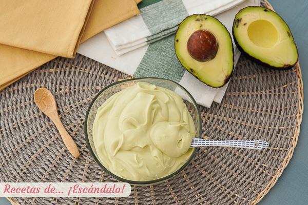 Como hacer mayonesa de aguacate super cremosa y muy facil