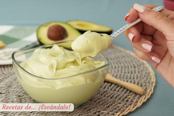 Receta de mayonesa de aguacate super cremosa y muy facil